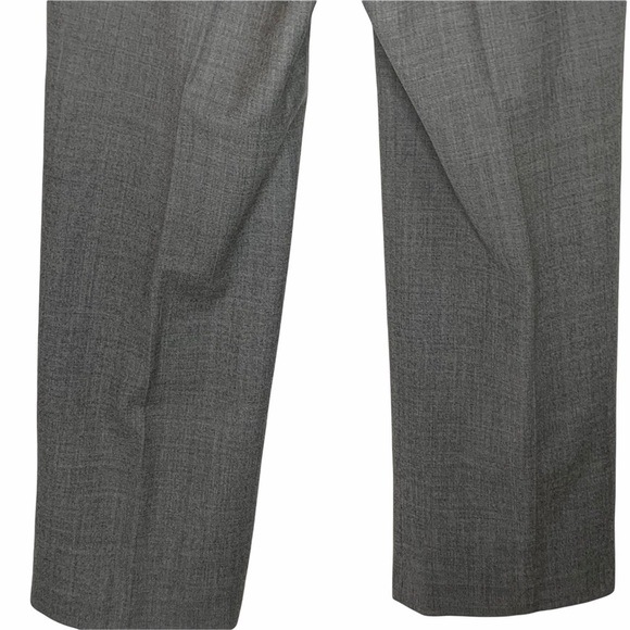 Talbots Women’s Gray Wool Blend High Rise Straight Leg Slacks Trousers Size 8 P - Picture 6 of 16
